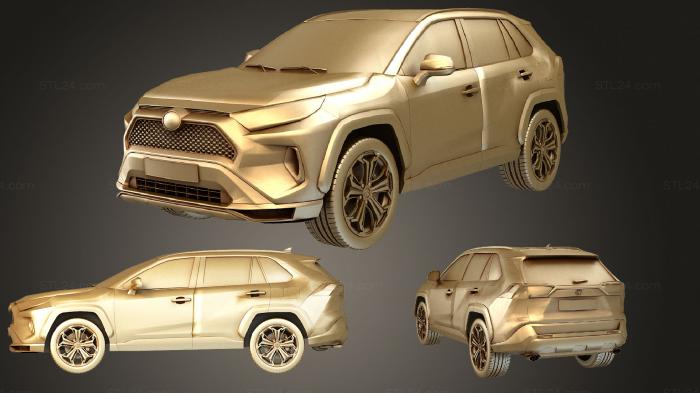 Автомобили и транспорт (Toyota RAV4 Prime, CARS_3688) 3D модель для ЧПУ станка
